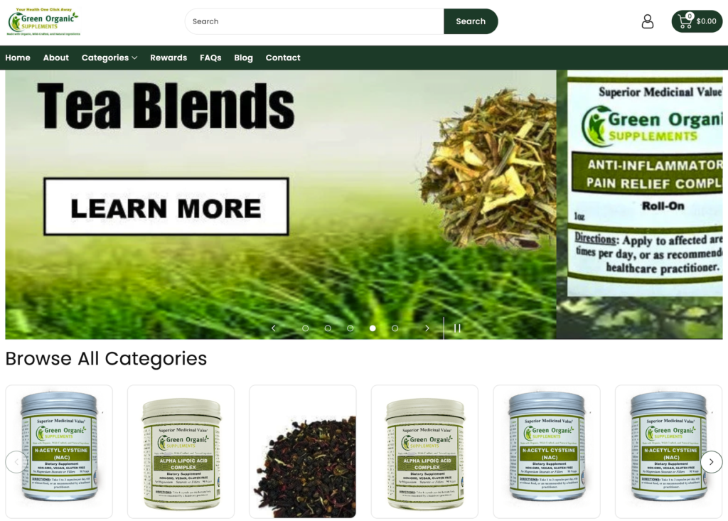 Green Organic Supplements