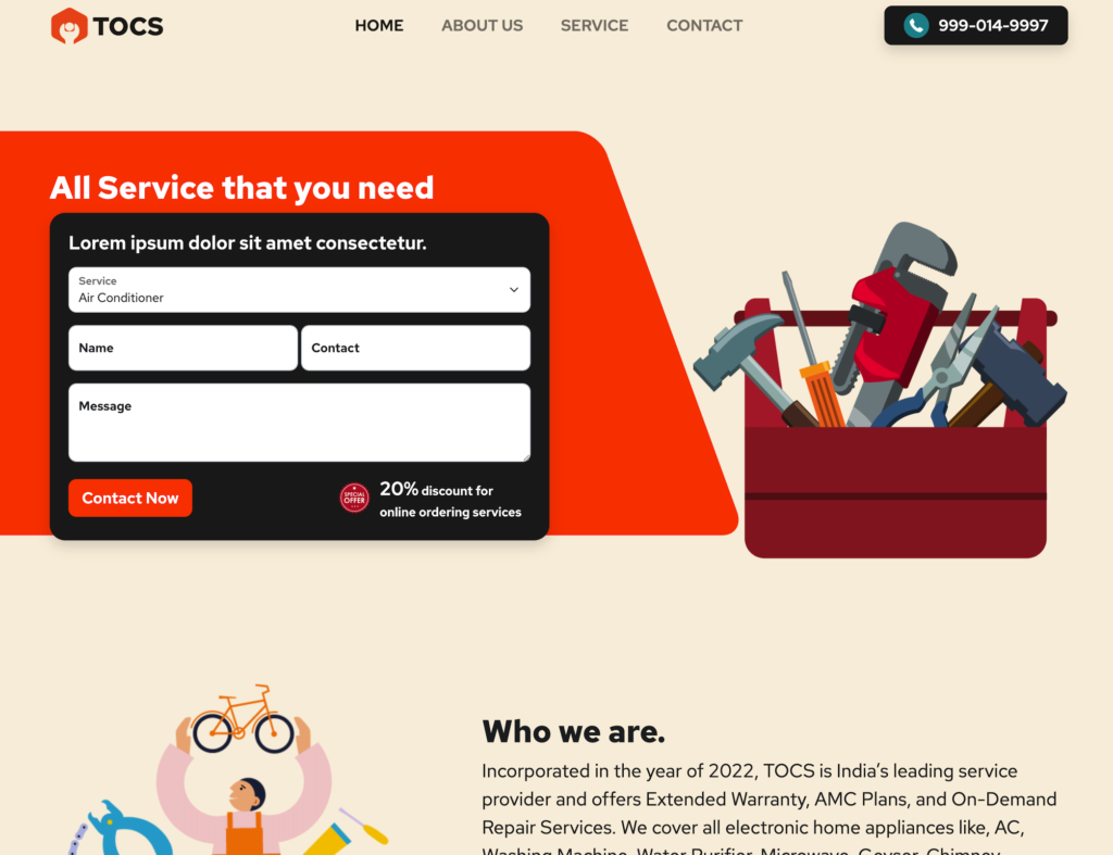TOCS Services